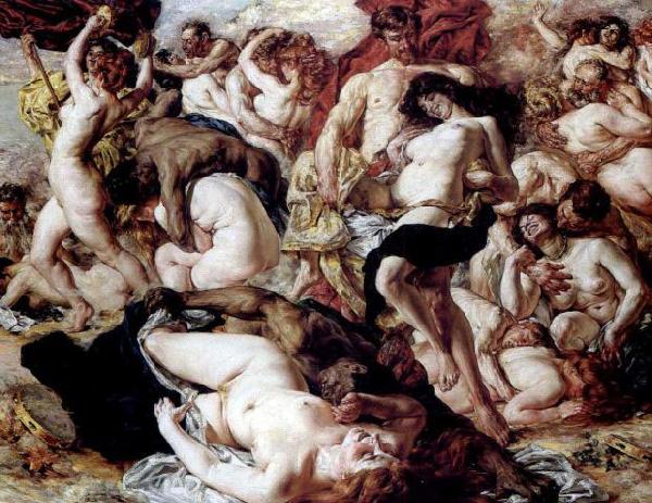 Auguste Leveque Bacchanalia